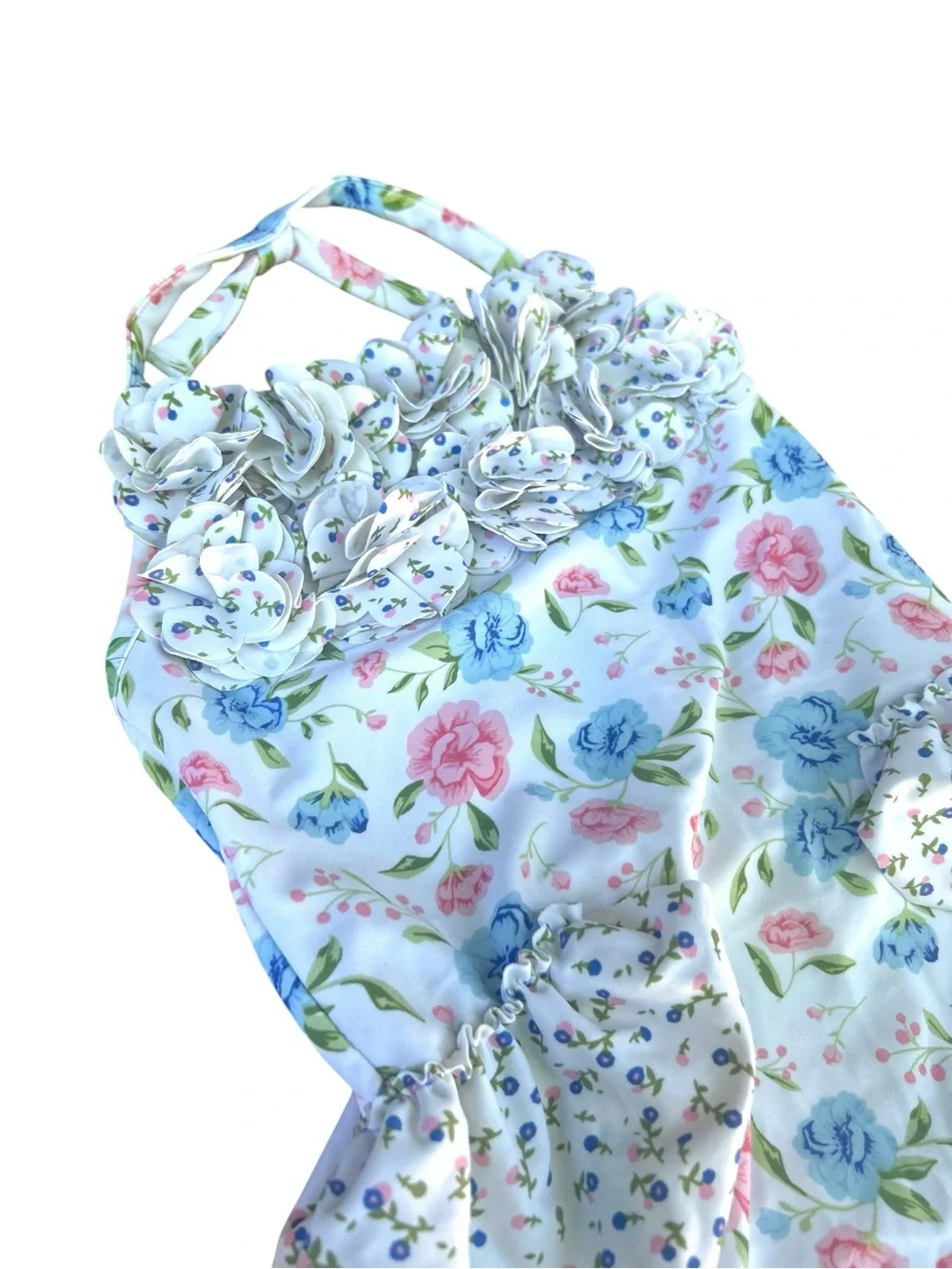 Mudpie Girls’ Onepiece‎ Swimsuit Floral With Ruffles 4 Years